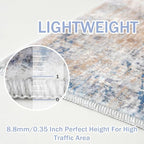 IOHOUZE Abstract Area Rug 4x6 Ft Washable Rugs - Image 5