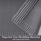 RESARE Waffle Bath Mat for Bathroom, Super Absorbent Bathroom Rugs Non Slip - Image 2