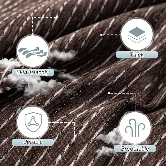 MYSKY HOME Couch Covers for 3 Cushion Couch Sofa, Sectional Couch Cover L Shape - Image 4