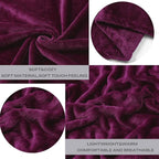 JIAHANNHA Purple Throw Blanket Fleece Blanket 50"x60", Super Soft Cozy Plush - Image 3