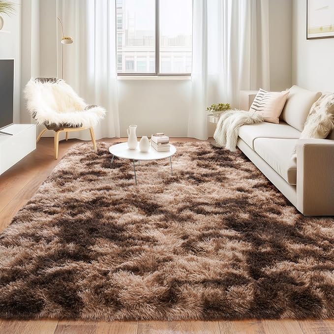 Rugs for Living Room 8x10, Soft Shaggy Modern Shag Area Rug for Bedroom - Image 8