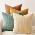 Topfinel 20x20 inch 4 Pack Decorative Throw Pillow Covers, Soft Velvet Modern by Topfinel