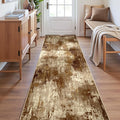 Washable Area Rugs 2'x8' Non-Slip Modern Abstract Soft by RELEANY