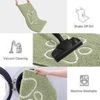 Smiry Dog Door Mat for Muddy Paws, Absorbent Dirt Trapper Non Slip Quick Dry - Image 6