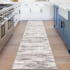 KOZYFLY Modern Abstract Washable Rug Runner 2x8 Hallway Runner Rug Non-Slip - Image 3