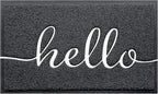 BeneathYourFeet Door Mat, Welcome Mat Low Profile Front Doormat Indoor Outdoor by BeneathYourFeet