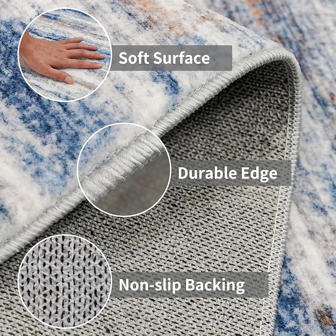 3x16 Washable Hallway Runner Rug: Extra Long Runners - Image 5