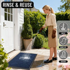 OLANLY Front Door Mat Outside Entrance 71x47, Heavy Duty Sturdy Natural Rubber - Image 7