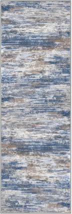 KOZYFLY Modern Abstract Hallway Runner Rug, 2.6x8 Washable Rug Runner Non-Slip - Image 8