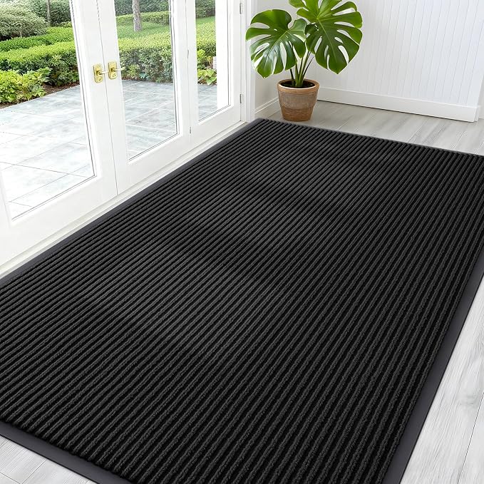 OLANLY Front Door Mat Indoor Outdoor Entrance, Waterproof Heavy Duty Doormat by OLANLY