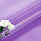 SpaceDresser Basic Rod Pocket Sheer Voile Window Curtain Panels Lavender 1 Pair - Image 6