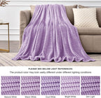 BEDELITE Fleece Blanket Twin Size – 3D Ribbed Jacquard Soft and Warm Decorative - Image 7