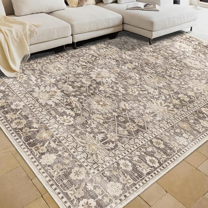 7X9 Area Rugs Machine Washable Rugs - Image 2