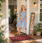 Yimobra Welcome Mat Outdoor Indoor, All-Season Waterproof Front Door Mat - Image 2