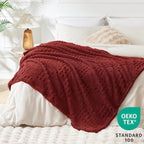 EXQ Home Fleece Throw Blanket for Couch or Bed - Image 3