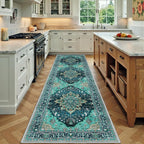 Area Rugs 2'x7' Runner Rug Non Slip Washable by RELEANY