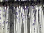 2 Pack Watercolor Purple Leaves Window Valance - Image 3
