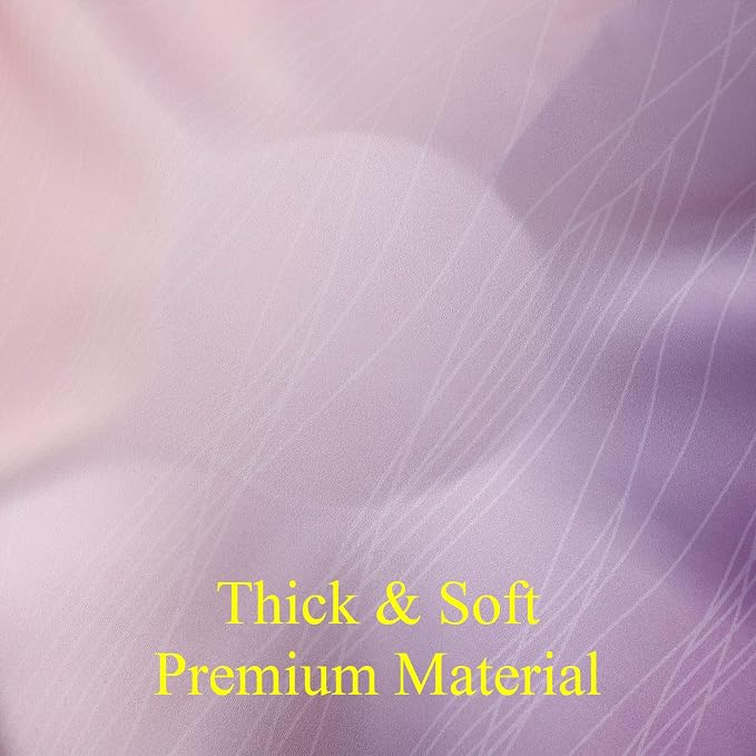 Ombre Pink and Purple Blackout Curtains 84 Inches Long, Full Room Darkening - Image 8
