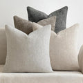 MIULEE Pack of 4 Couch Throw Pillow Covers 20x20 Inch Neutral Soft Decorative by MIULEE