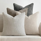 MIULEE Pack of 4 Couch Throw Pillow Covers 18x18 Inch Neutral Soft Decorative by MIULEE