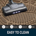 Colorxy Waterproof Doormat, Sturdy Natural Rubber Front Indoor Mat, Non Slip - Image 5