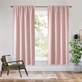 RYB HOME Bedroom Blackout Curtains 54 inches Long, 100% Blackout Thermal by RYBHOME