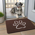 Smiry Dog Door Mat for Muddy Paws, Absorbent Dirt Trapper Non Slip Quick Dry by Smiry