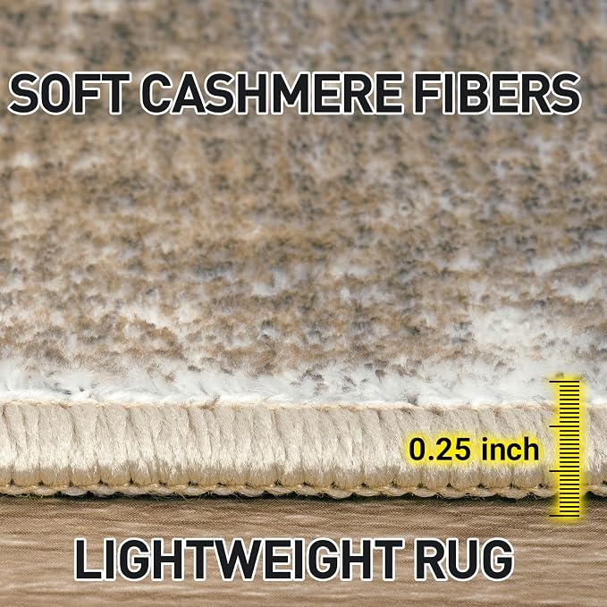 9x12 Area Rugs Washable Rug: Modern Abstract Living Room Rug Soft Anti-Skid - Image 7