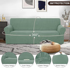 U-NICE HOME Stretch Couch Cover Sofa Cover Sofa Slipcover Furniture Protector - Image 3