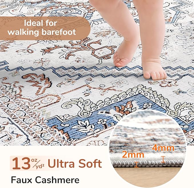 OPPODREAM Soft 8x10 Area Rugs, Washable Rugs 8x10 - Image 2