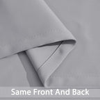 Yakamok Room Darkening Window Drapes Thermal Insulated Light Blocking Grommet - Image 7