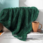 Exclusivo Mezcla Plush Fuzzy Fleece Bed Blanket Queen Size, Super Soft - Image 5