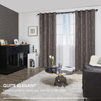 Deconovo Blackout Curtains, Thermal Insulaed Soundproof Drapes, Wave Dots - Image 8