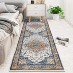 HEBE Hallway Runner Rug 2'x6' Washable Vintage Distressed Area Rugs Non Slip - Image 7