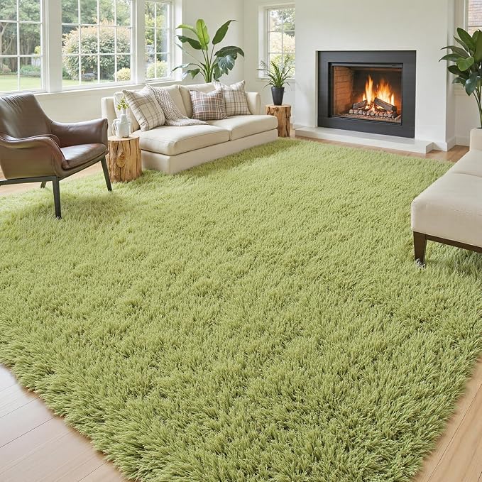 8x10 Area Rugs for Bedroom Living Room, Large Area Rug Shag Carpet Soft Plush - Image 2