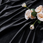 MIULEE Black Velvet Curtains 108 inches Long 2 Panels - Image 4