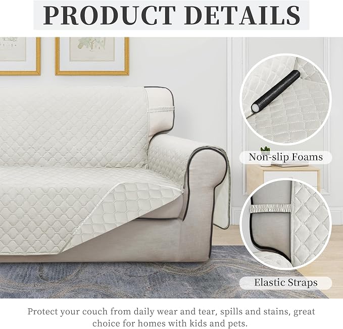 ISSUNTEX Double Protection 100% Waterproof Loveseat Sofa Covers - Image 5