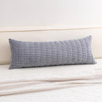 Corduroy Decorative Throw Pillow Covers 14x36 Inch Soft Striped Pillow Covers by Unknown