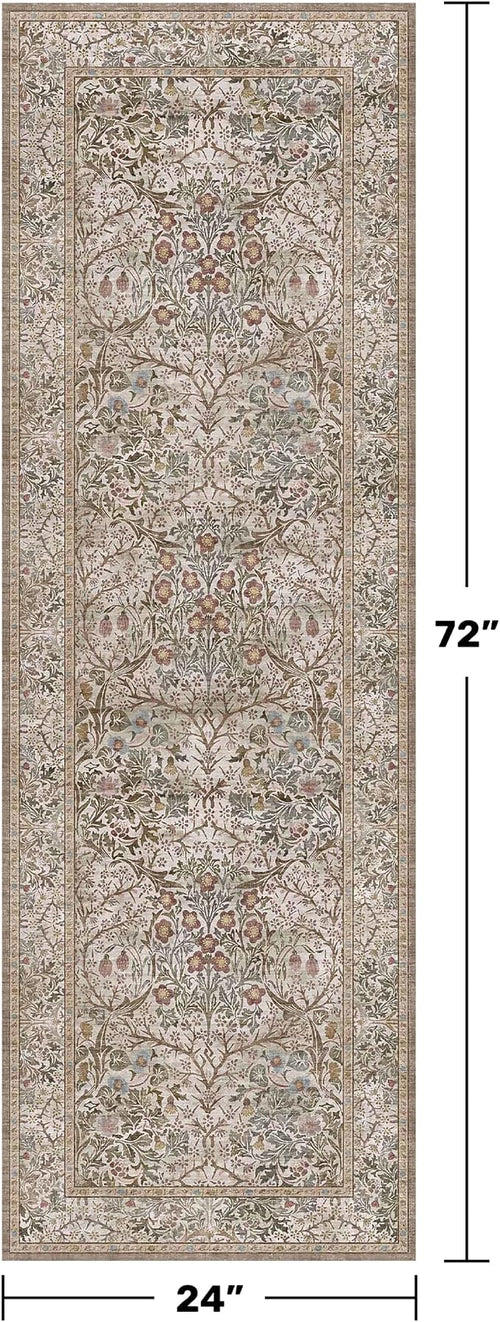 2x6 Washable Bathroom Runner Rug Non Slip - Image 2