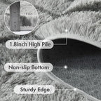 8x10 Ft Extra Large Shag Rugs for Living Room, Tie Dyed Ultra Soft Fluffy Furry - Image 5