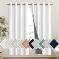NICETOWN 100% Absolutely Blackout Linen Curtains by NICETOWN