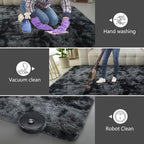 Shag Area Rugs for Bedroom Living Room, 4X6 Ultra Soft Fluffy Area Rugs for Dorm - Image 5