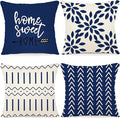 YCOLL Pillow Covers 22x22 Set of 4, Modern Sofa Throw Pillow Cover, Decorative by PillowCoversExpert