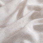 MIULEE Natural White Linen Curtains 54 Inch Length 2 Panels - Image 4