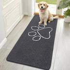 OLANLY Dog Door Mat for Muddy Paws 70x32, Paw Print Design, Absorbs Moisture by OLANLY