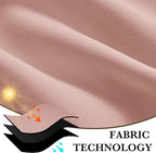 RYB HOME Bedroom Blackout Curtains 72 inches Long, 100% Blackout Thermal - Image 7