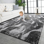 TWINNIS Super Soft Shaggy Rugs Fluffy Carpets, 5x8 Feet, Indoor Modern Plush by TWINNIS