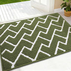 OLANLY Front Door Mat, Non-Slip Rubber Backing, Dirt Resistant and Absorbent by OLANLY
