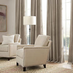 RYB HOME Camel Beige Velvet Curtains 63 inches Length - Image 6
