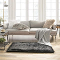 Ashler faux fur rug, Fluffy Shaggy Area Rug Ultra Soft 2.2 x 4 Feet Rectangle by AshlerHomeDeco